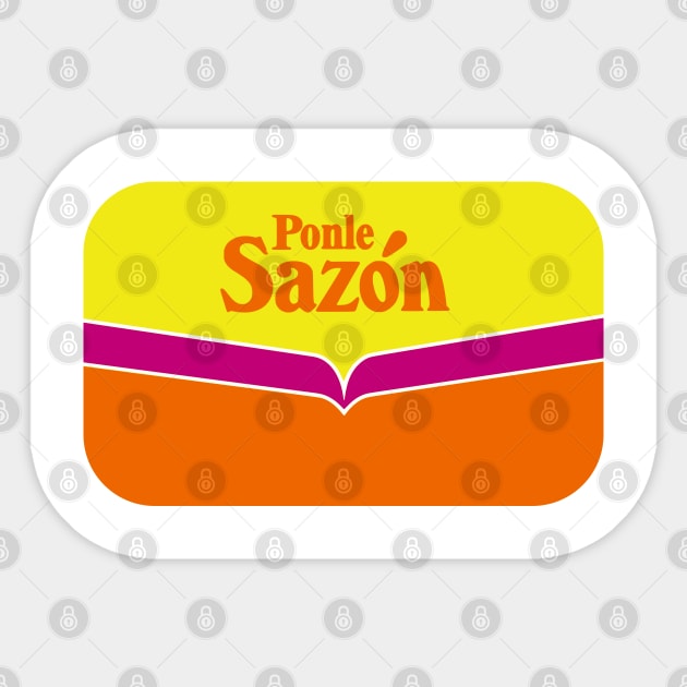 Ponle Sazon... Sticker by MiamiTees305